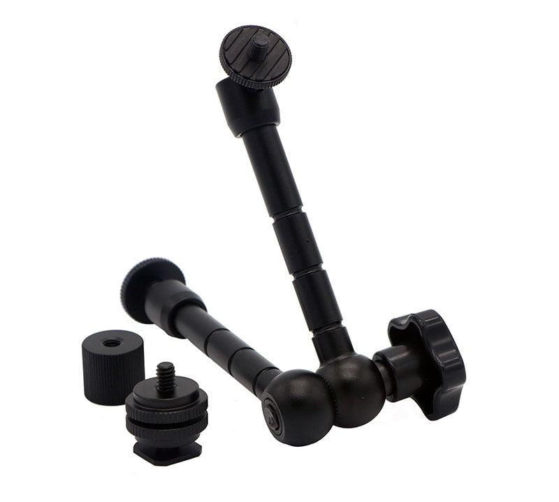 Bras articulé à Friction réglable de 29 cm + pince pour moniteur LCD, reflex, LED...