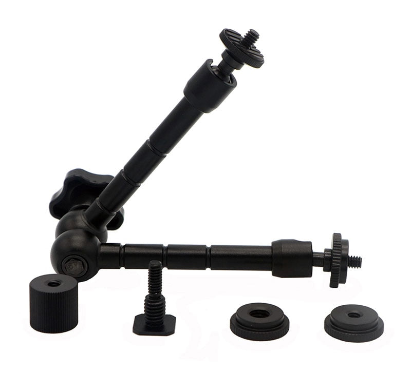 Bras articulé à Friction réglable de 29 cm + pince pour moniteur LCD, reflex, LED...