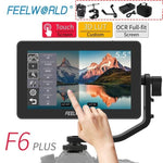 Moniteur FEELWORLD F6 PLUS 4K 5.5" 3D LUT FHD 1920x1080 écran tactile pour reflex, caméra