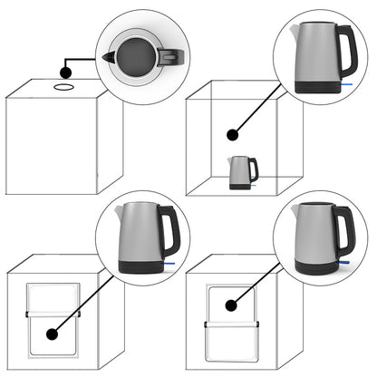 Lightbox Capsaver portable 40cm 60cm 80cm + 3 backgrounds