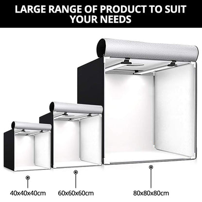 Lightbox Capsaver portable 40cm 60cm 80cm + 3 backgrounds