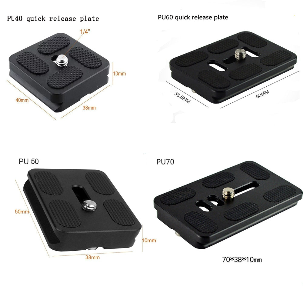 Plaque à dégagement rapide Foleto pour Tripod stabilisateur pour reflex canon nikon...