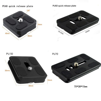 Plaque à dégagement rapide Foleto pour Tripod stabilisateur pour reflex canon nikon...