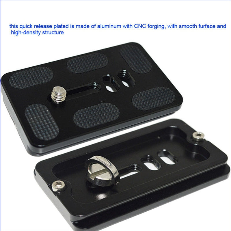 Plaque à dégagement rapide Foleto pour Tripod stabilisateur pour reflex canon nikon...