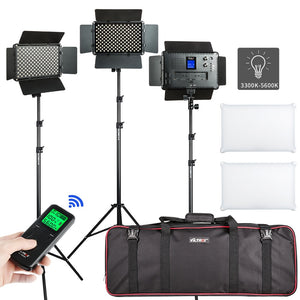 Kit d'éclairage LED VILTROX VL-S192T pour studio