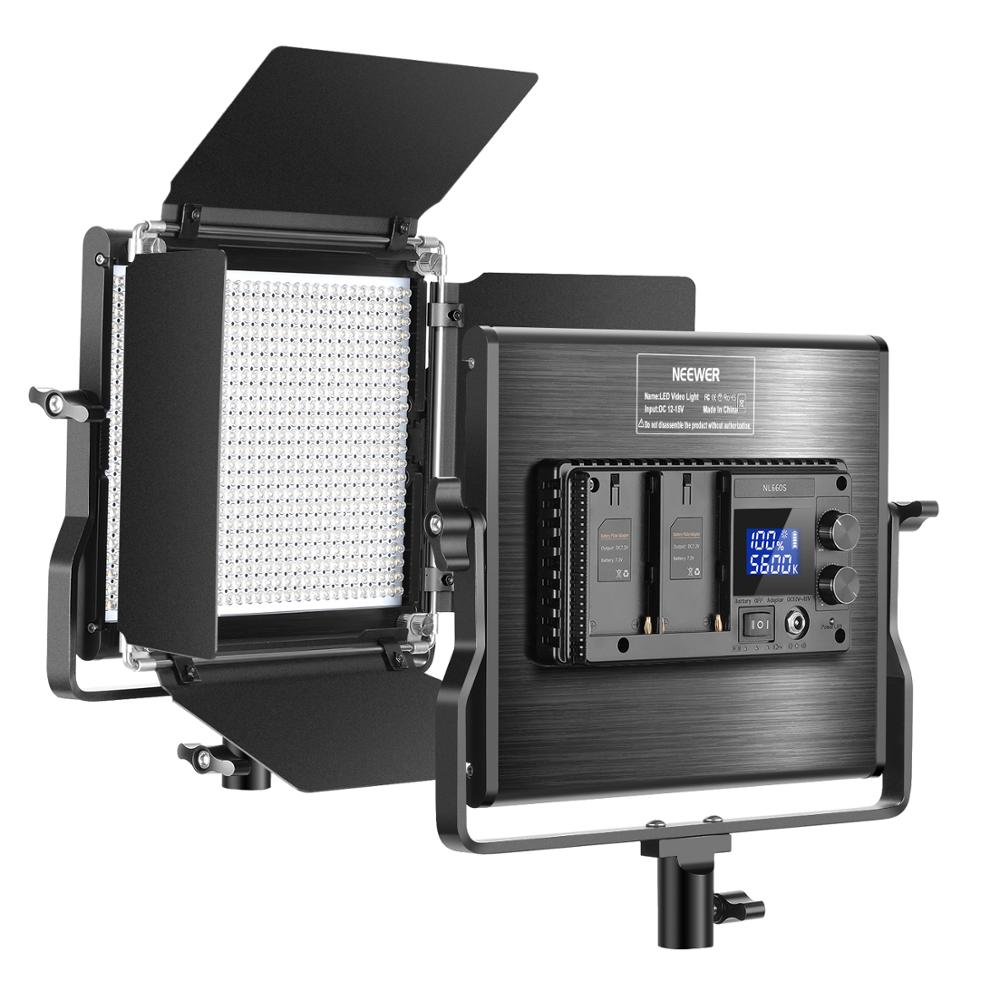 Panneau LED Neewer 660 LED bicolore avec écran LCD pour studio, vidéo YouTube