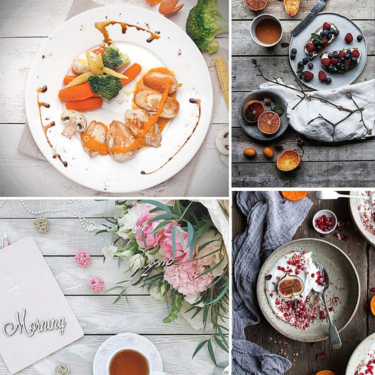 Fond de studio TL 58X86cm 2 faces imprimées, plastique imperméable à l'eau