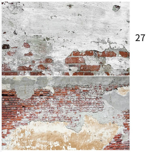 Fond de studio TL 58X86cm 2 faces imprimées, plastique imperméable à l'eau