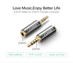 Adaptateur audio Ugreen Jack 3.5 mm vers 2.5 mm et 2.5mm Mâle vers 3.5mm Femelle