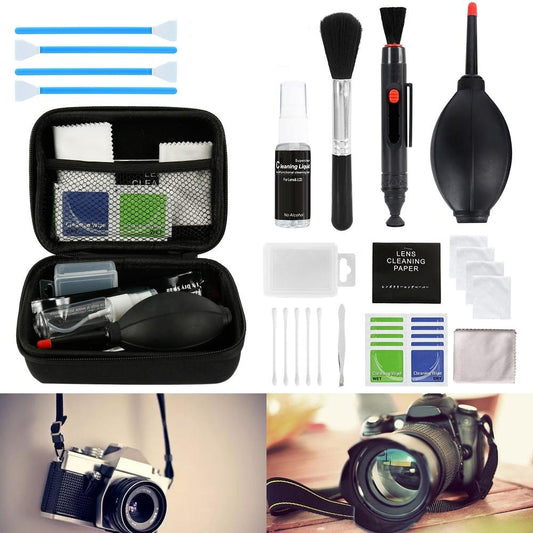 Kit de nettoyage willkey 46pcs pour tout type de reflex nettoyage capteur...