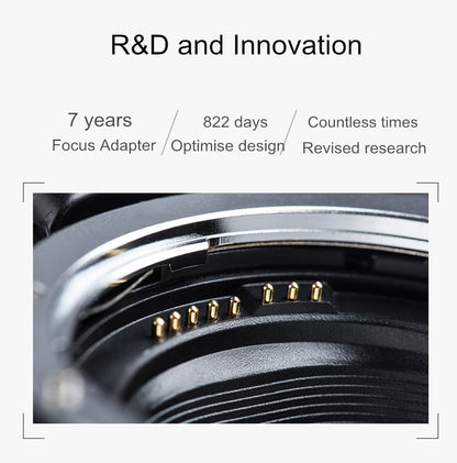 Bague d'adaptation Viltrox EF-EOSM  AF pour objectif Canon EF EF-S vers EOS M EF-M M2 M3 M5 M6 M10 M50 M100