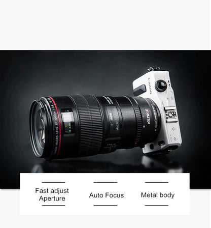Bague d'adaptation Viltrox EF-EOSM  AF pour objectif Canon EF EF-S vers EOS M EF-M M2 M3 M5 M6 M10 M50 M100