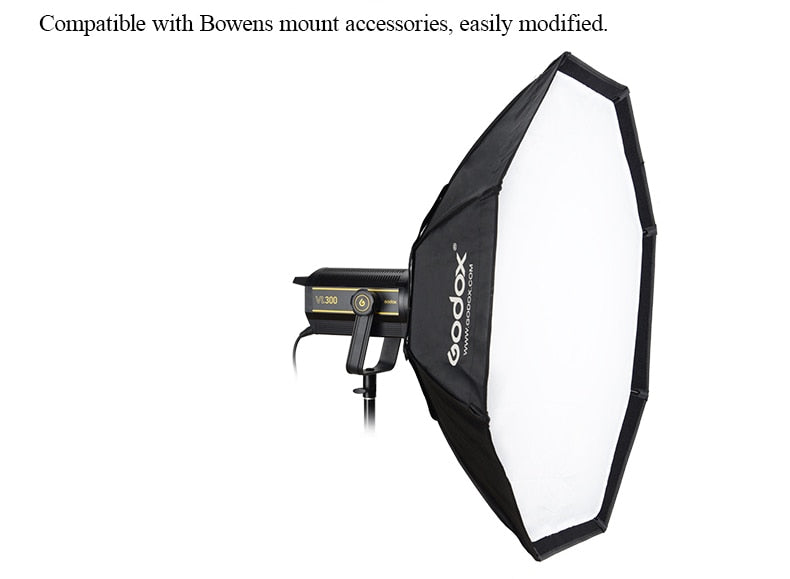 Godox VL150 COB LED lighting 150Ws 5600K Bluetooth 2.4 Wireless + accessories 