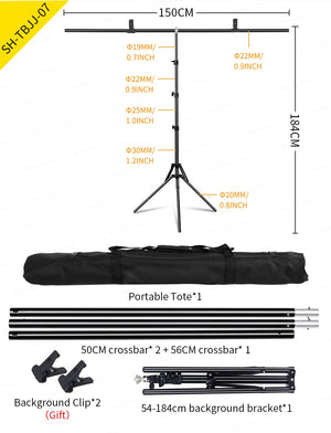 Support SH Stand System T pour fond de studio