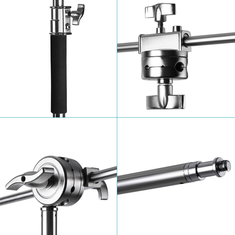 Stand Neewer avec bras de maintient pour éclairage, réflecteur studio