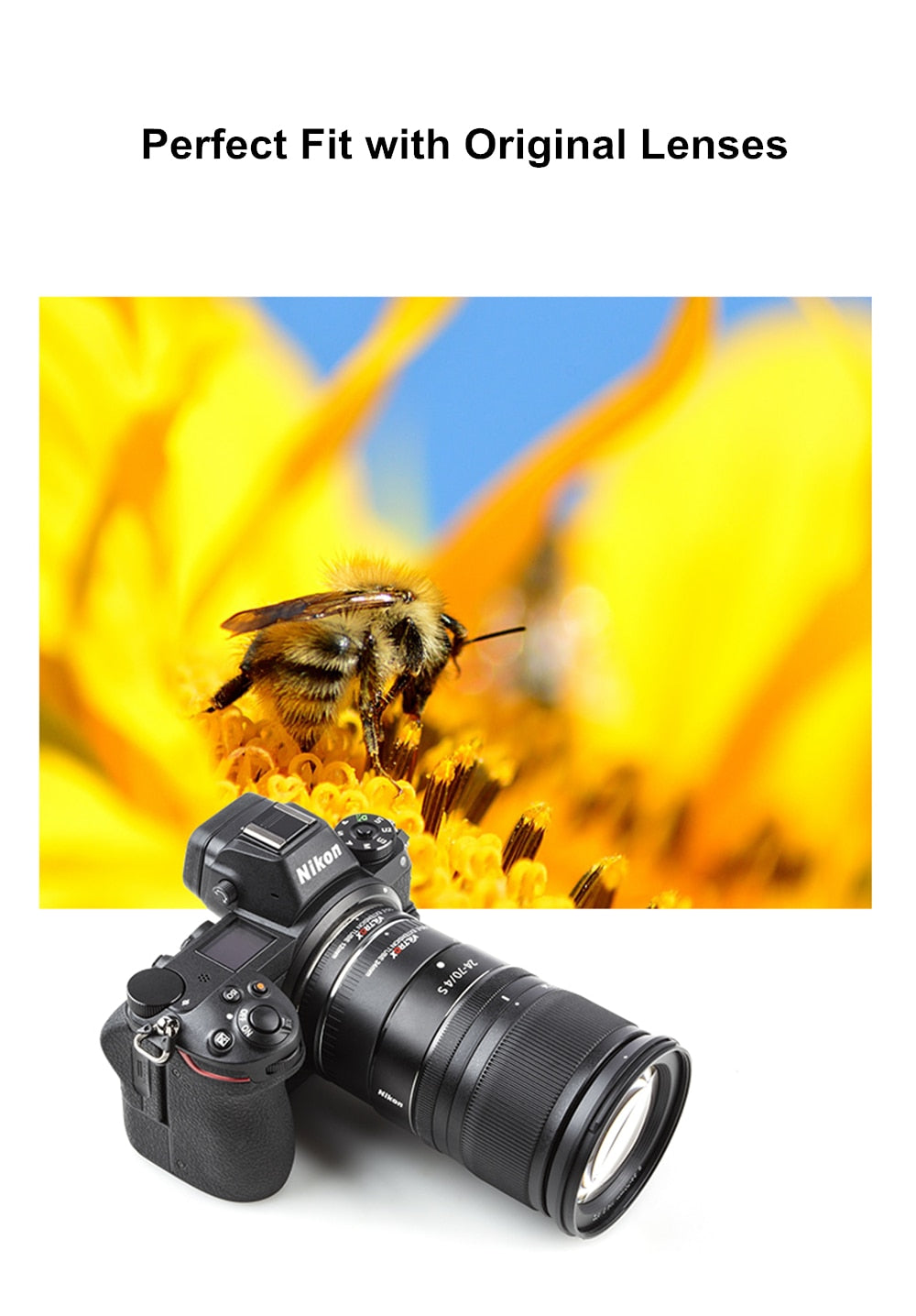 Bague d'adaptation macro Viltrox DG-Z AF pour Nikon Z mount Z6 Z7 Z50