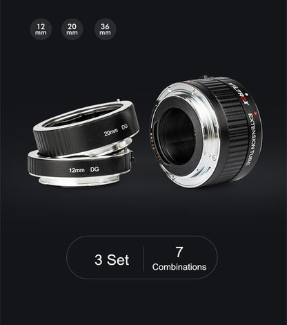 Bague d'adaptation macro Viltrox DG-C AF pour Canon EOS 2000D 850D 77D 5D Mark IV III 7D II 80D 1DS...