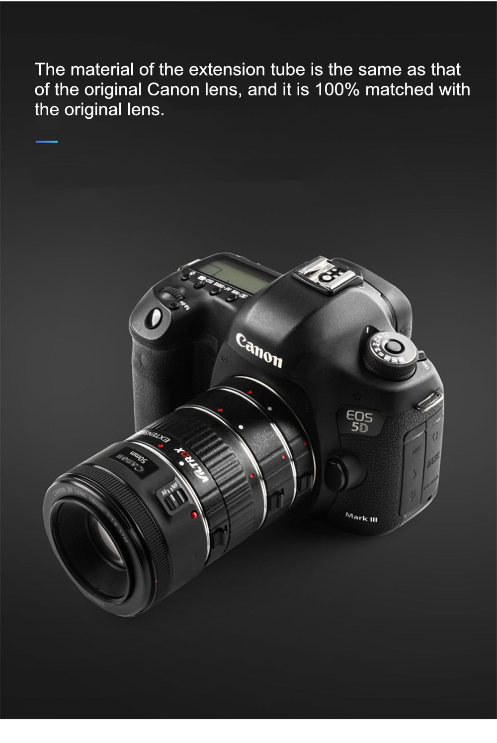 Bague d'adaptation macro Viltrox DG-C AF pour Canon EOS 2000D 850D 77D 5D Mark IV III 7D II 80D 1DS...