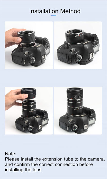 Bague d'adaptation macro Viltrox DG-C AF pour Canon EOS 2000D 850D 77D 5D Mark IV III 7D II 80D 1DS...