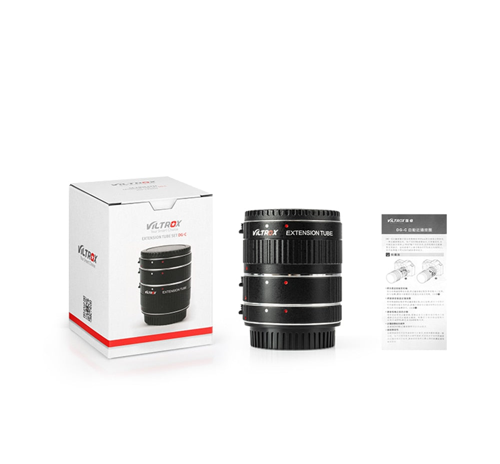 Bague d'adaptation macro Viltrox DG-C AF pour Canon EOS 2000D 850D 77D 5D Mark IV III 7D II 80D 1DS...