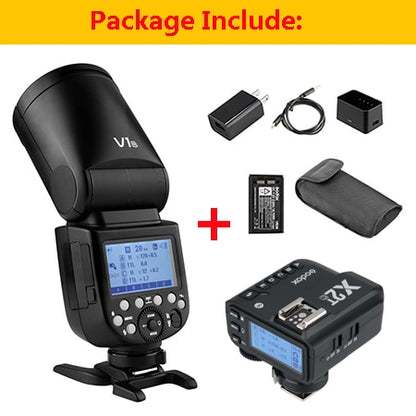 Flash Godox V1 V1S/V1N/V1C TTL pour Sony/Nikon/Canon/Fujifilm/Olympus
