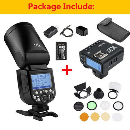 Flash Godox V1 V1S/V1N/V1C TTL pour Sony/Nikon/Canon/Fujifilm/Olympus