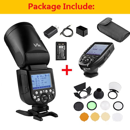 Flash Godox V1 V1S/V1N/V1C TTL pour Sony/Nikon/Canon/Fujifilm/Olympus