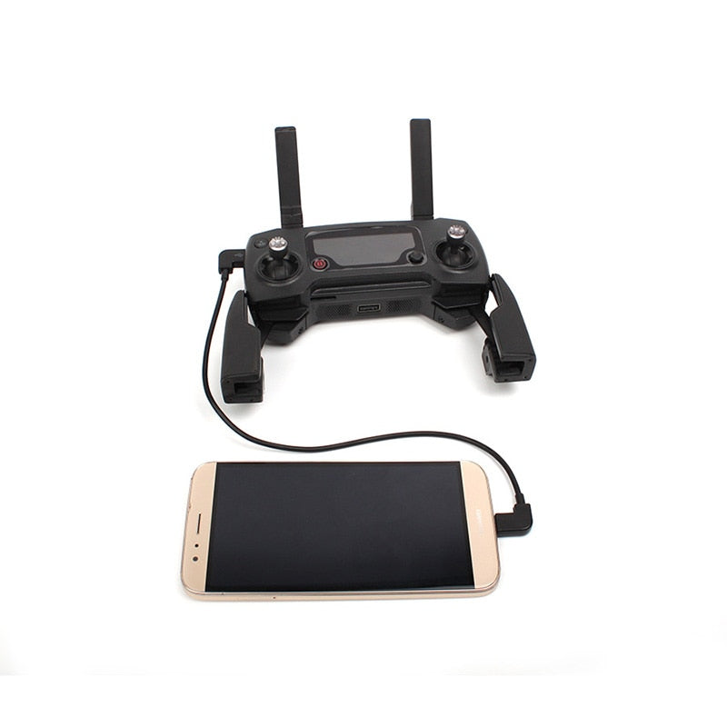 Câble de connexion pour drone DJI Spark/MAVIC Pro/Air 1Mavic 2 /Mini (IOS, android, micro usb)