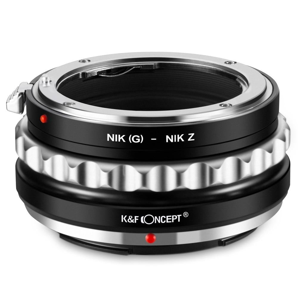 Bague d'adaptation K&F Concept pour Nikon G/F/AI/AIS/D/AF-S vers Nikon Z Mount Z6 Z7