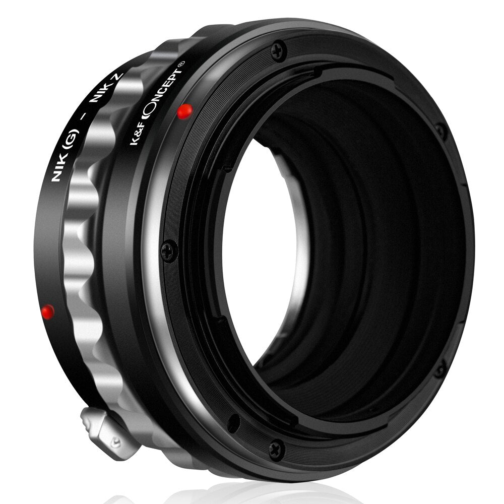 Bague d'adaptation K&F pour objectif Nikon G/F/AI/AIS/D/AF-S vers Nikon Z Mount Z6 Z7