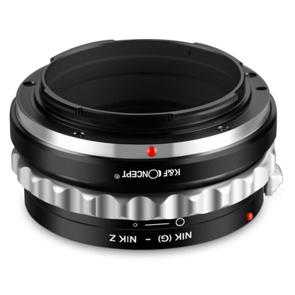 Bague d'adaptation K&F pour objectif Nikon G/F/AI/AIS/D/AF-S vers Nikon Z Mount Z6 Z7