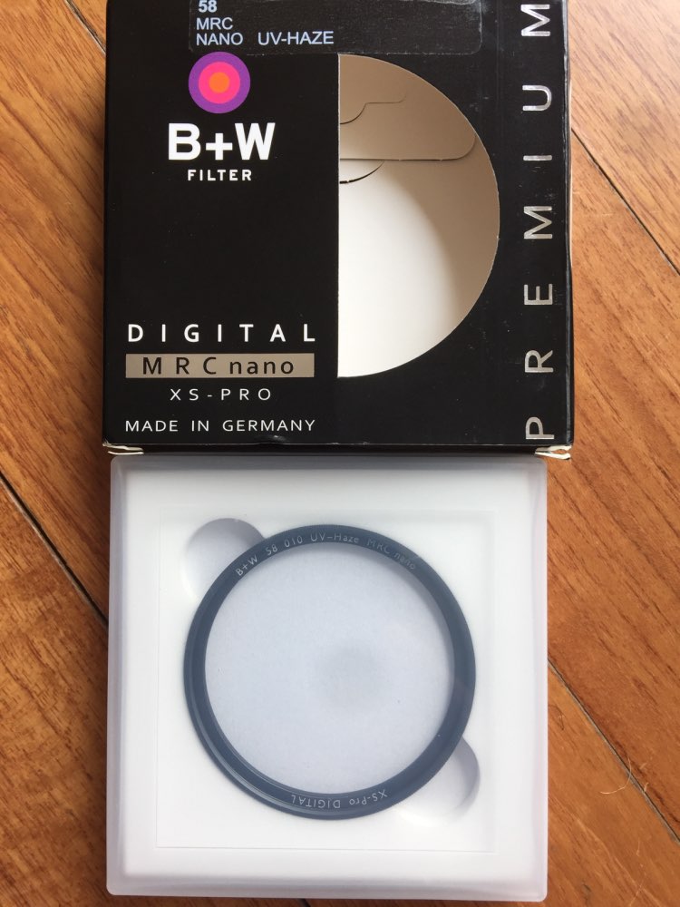 Filtre UV B+W MRC nano 49mm 52mm 55mm 58mm 62mm 67mm 72mm 77mm 82mm