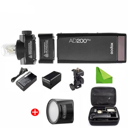 Flash Godox AD200 Pro AD200Pro 200Ws 2.4G Flash Strobe 2900mAh Batterie