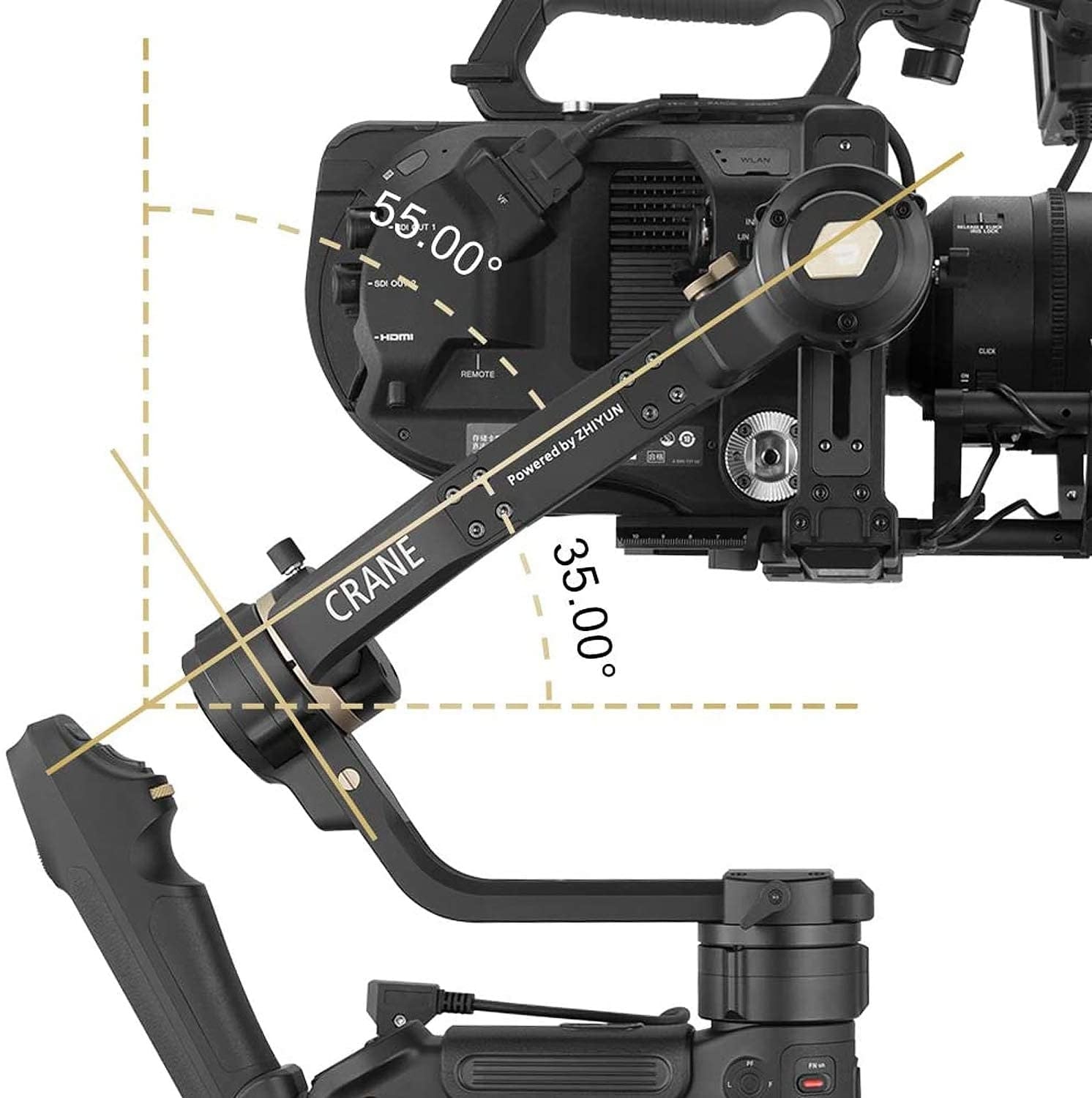 ZHIYUN Crane 3S poids maximum 6.5KG