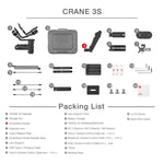 ZHIYUN Crane 3S poids maximum 6.5KG