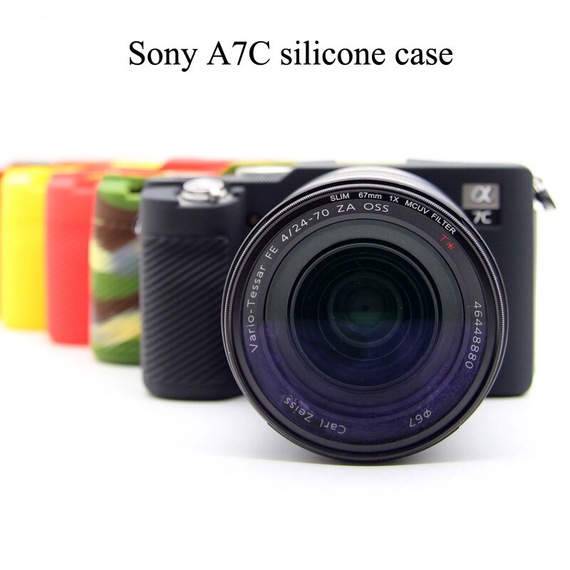 Housse silicone de protection anti-choc pour Sony A72 A7R2 A7S2 A7 III A7R IV A7C