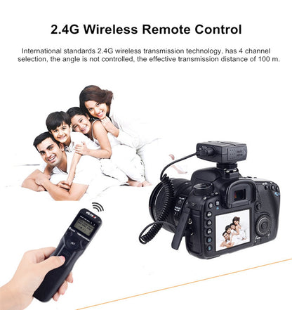 Télécommande Viltrox JY-710 avec son récepteur pour Canon, Nikon, Panasonic, Sony...