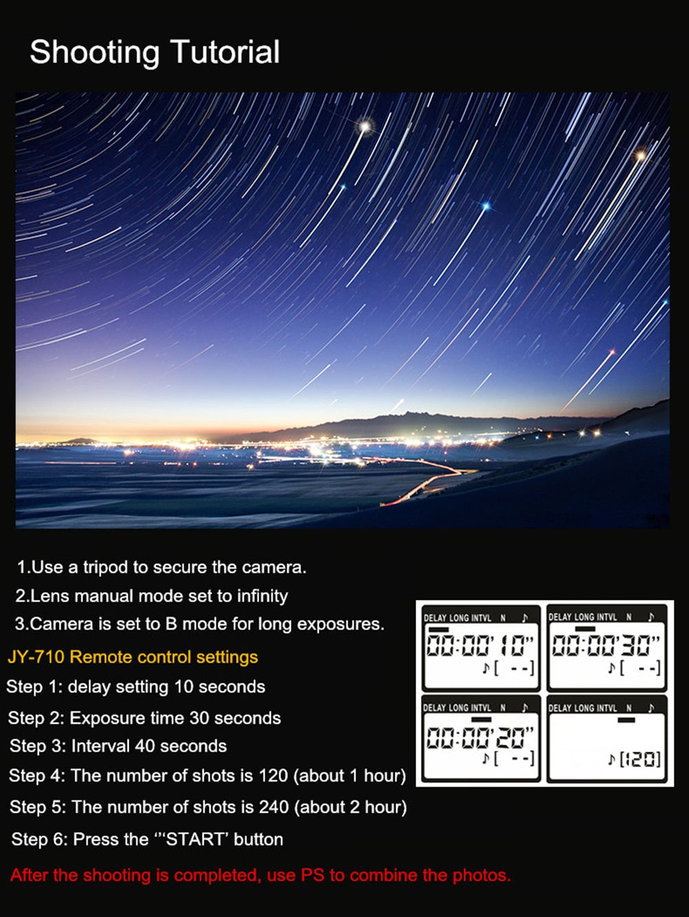 Télécommande Viltrox JY-710 avec son récepteur pour Canon, Nikon, Panasonic, Sony...