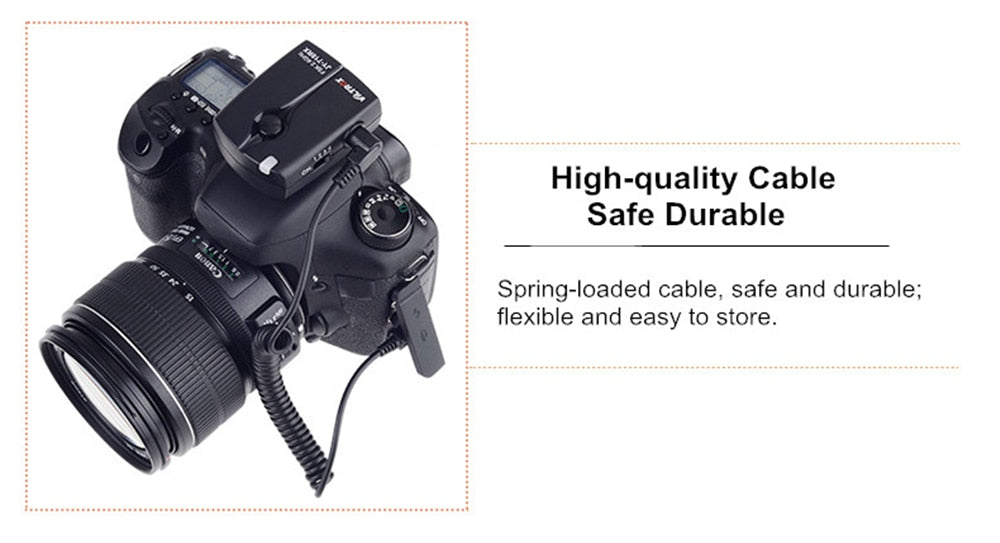 Télécommande Viltrox JY-710 avec son récepteur pour Canon, Nikon, Panasonic, Sony...