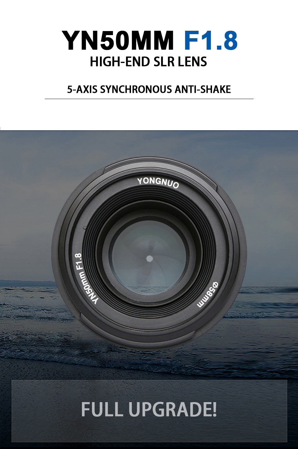 Objectif YONGNUO EF 50mm F1.8 neuf pour Canon ou Nikon