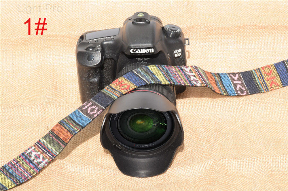 Sangle Vintage pour tout type de reflex appareil photo universelle