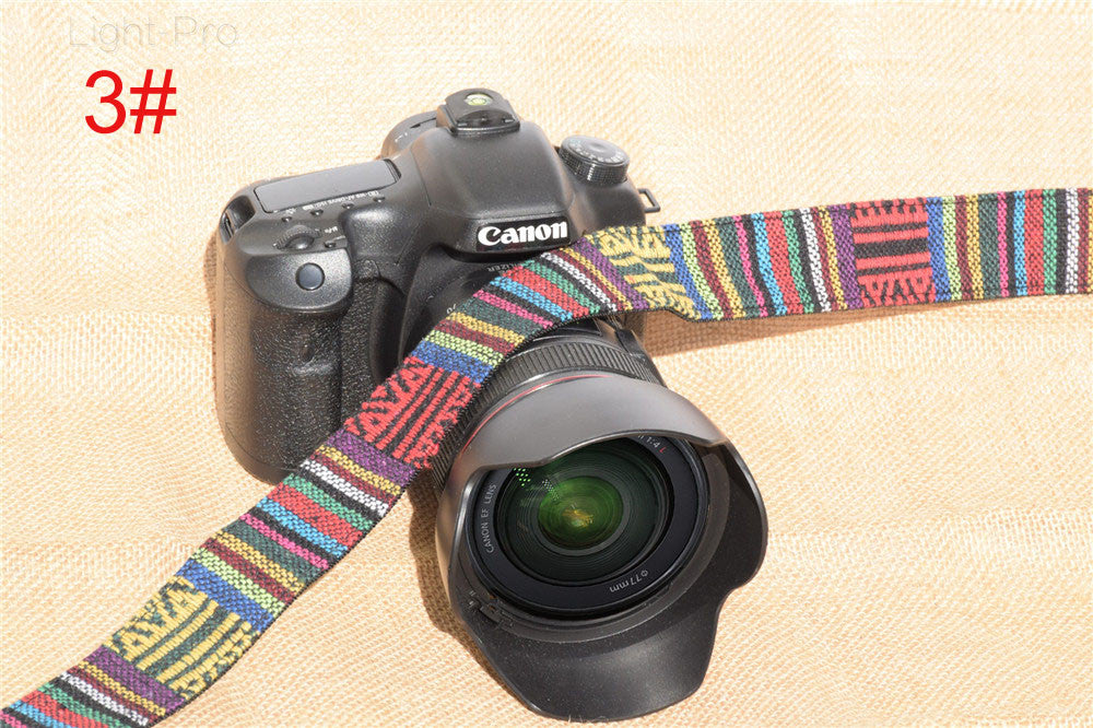 Sangle Vintage pour tout type de reflex appareil photo universelle