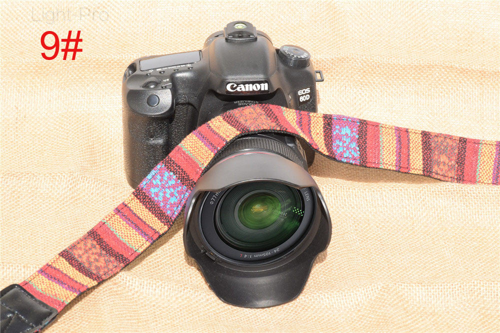 Sangle Vintage pour tout type de reflex appareil photo universelle