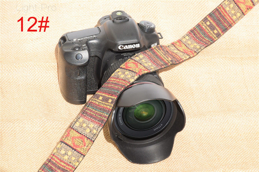 Sangle Vintage pour tout type de reflex appareil photo universelle