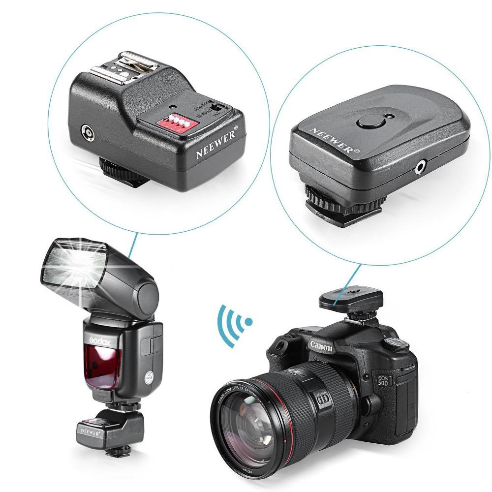 Déclencheurs à distance NEEWER pour tout reflex/ Flash Canon Nikon Yongnuo...