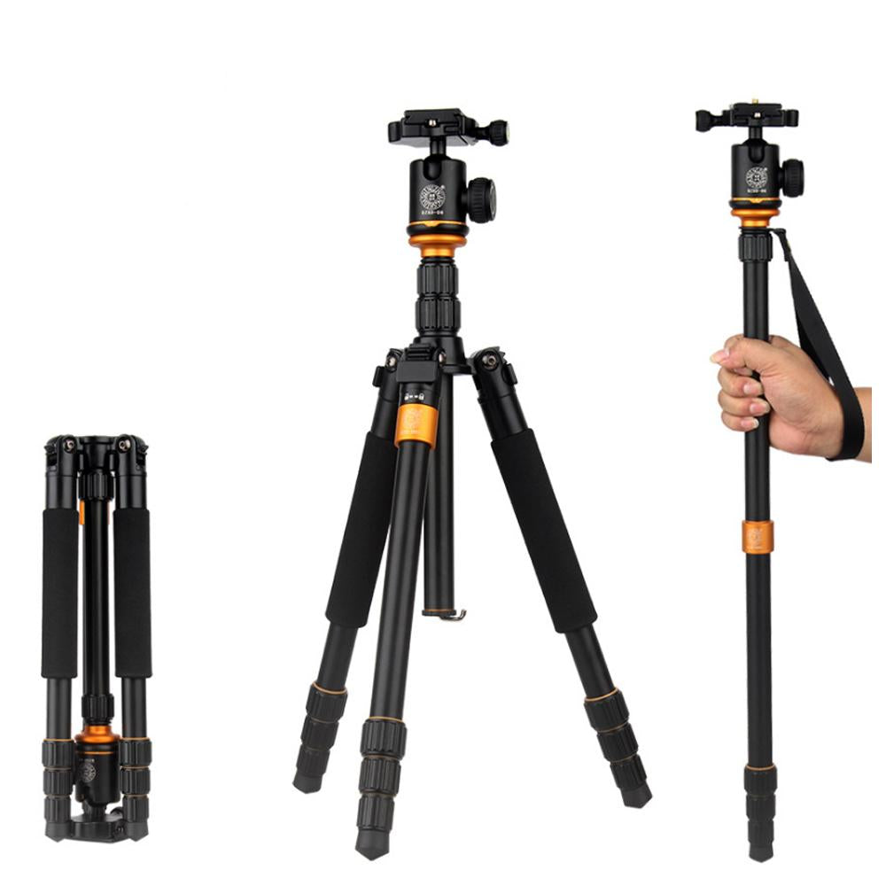 Trépied Monopod Beike QZSD Q999S 148cm 15 Kg min 38cm pour macro et shooting standard