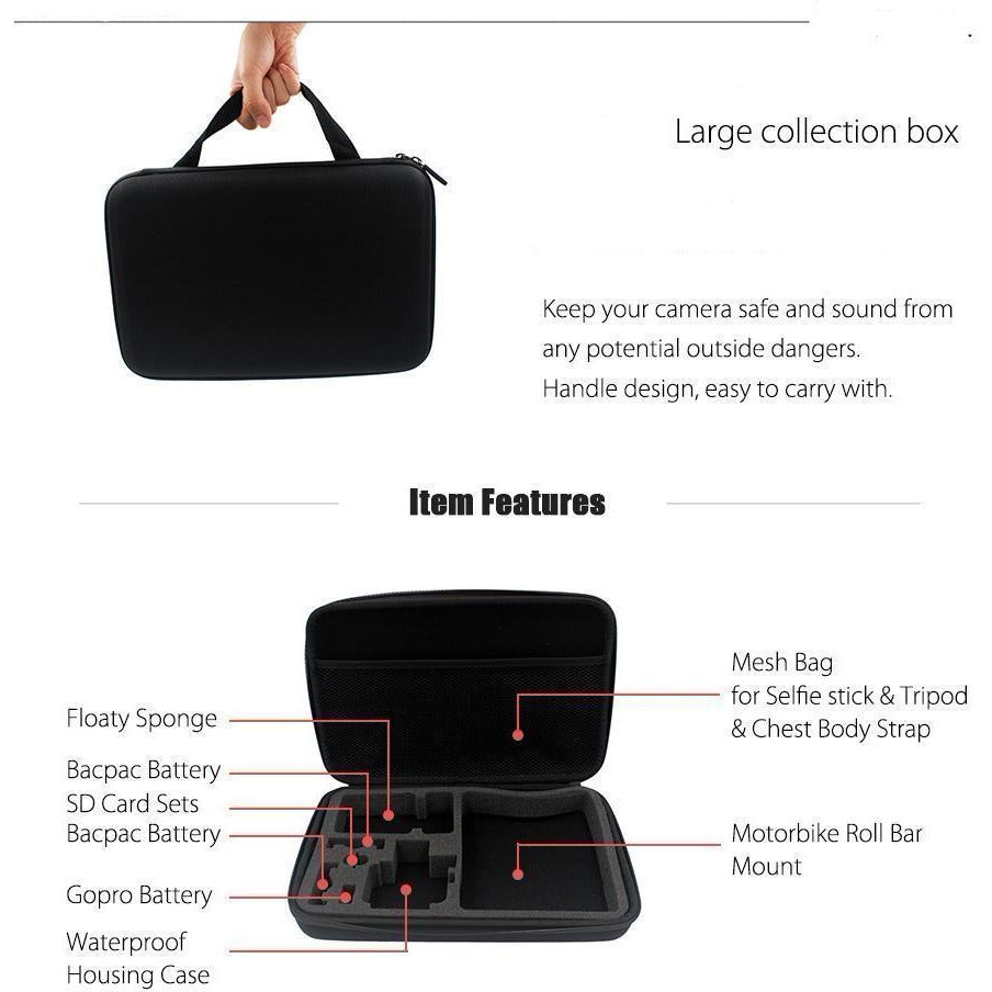 Pack Full accessoires GoPro hero
