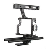 Cage VILTROX Rod Rig + poignée pour Sony A9 A7 ... Panasonic GH5...