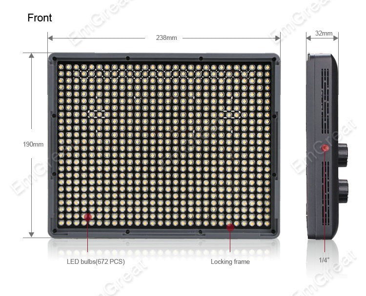 Kit LED Aputure Amaran haute qualité 2x spot HR672W + 1x spot HR672S + trépied CRI95 + télécommande