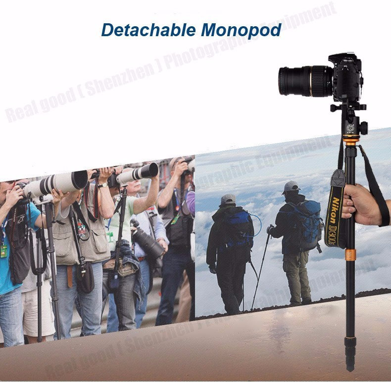 Trépied Monopod Beike QZSD Q999S 148cm 15 Kg min 38cm pour macro et shooting standard